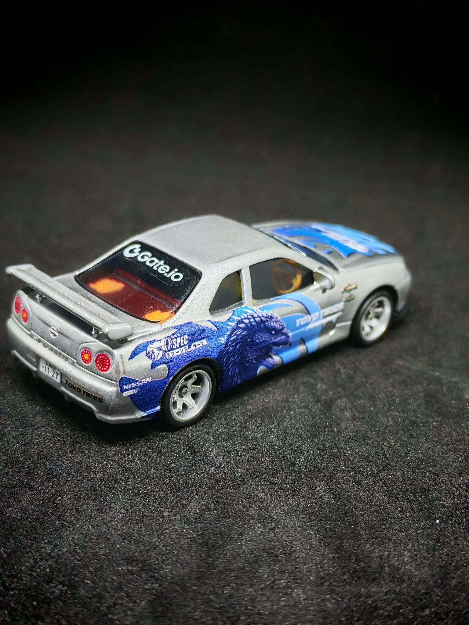 Godzilla Origin 1/64 custom decal uygulama görseli 4 | Unicarts64
