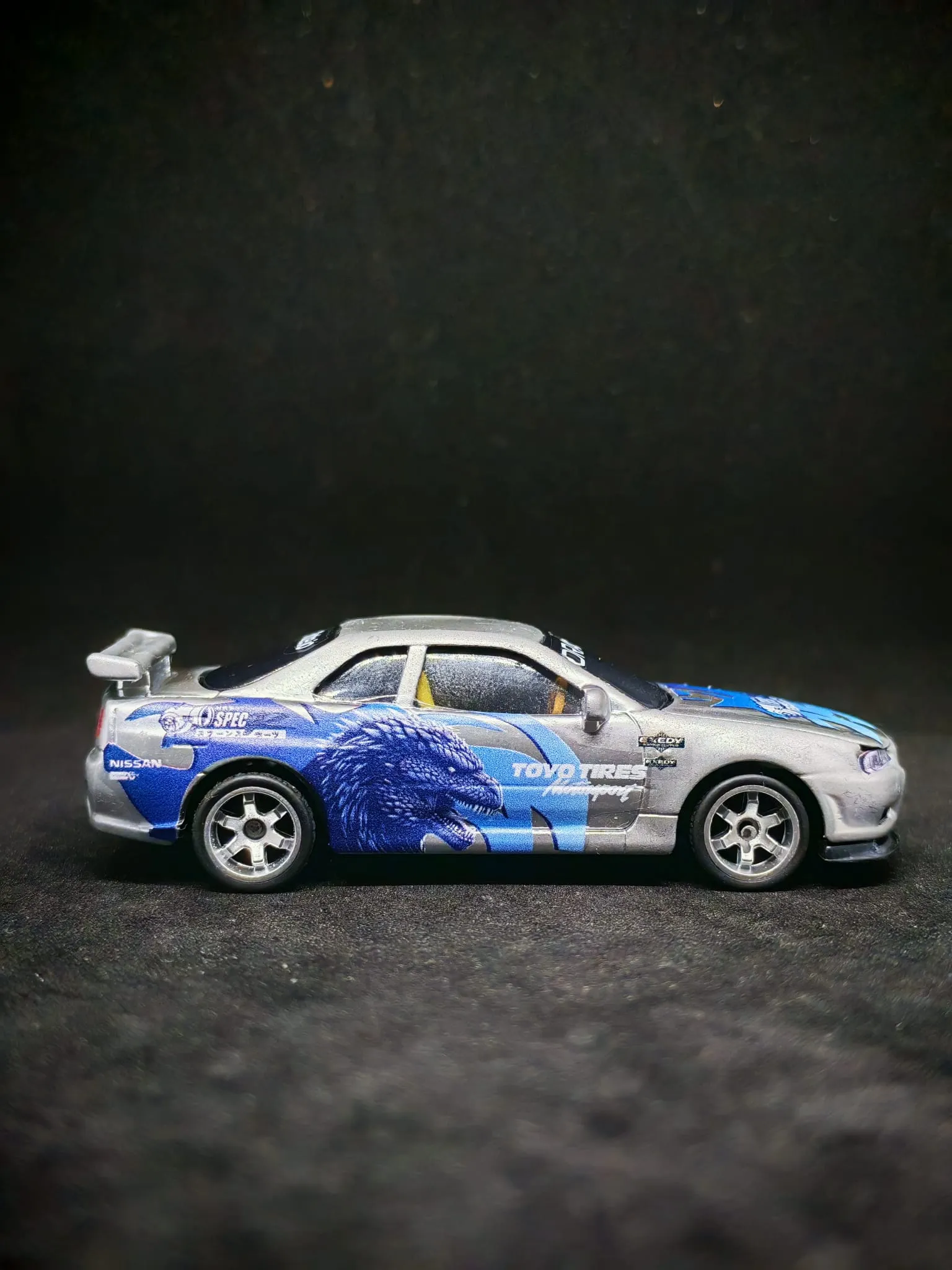 Godzilla Origin 1/64 custom decal uygulama görseli 5 | Unicarts64