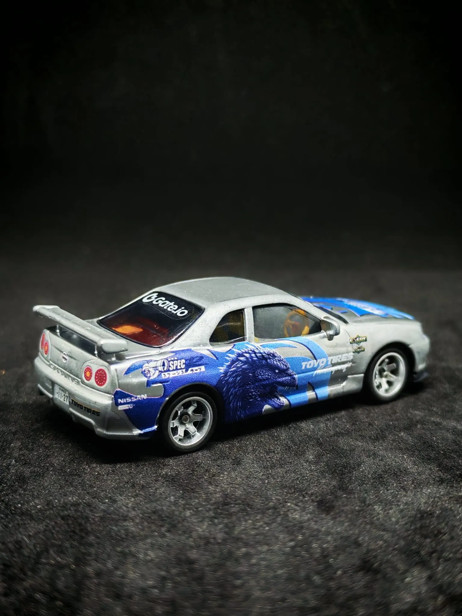 Godzilla Origin 1/64 custom decal uygulama görseli 6 | Unicarts64