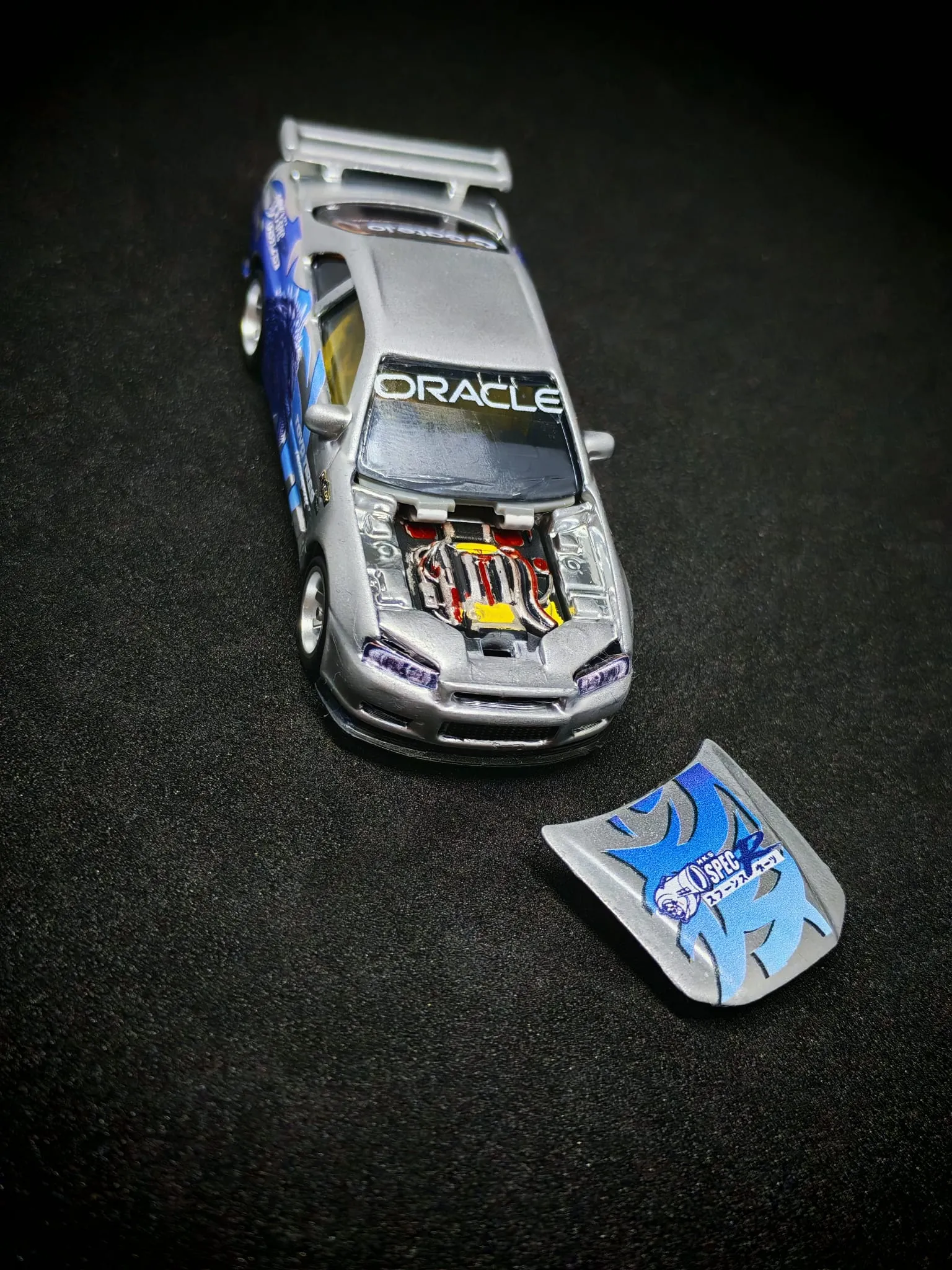 Godzilla Origin 1/64 custom decal uygulama görseli 7 | Unicarts64