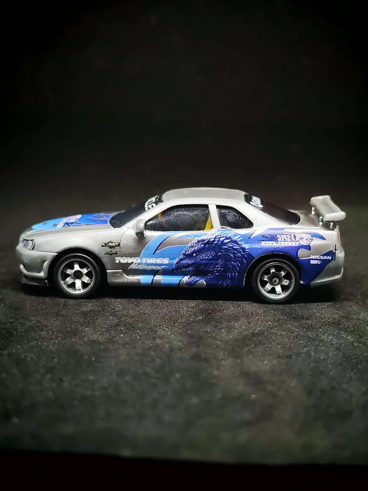 Godzilla Origin 1/64 custom decal uygulama görseli 8 | Unicarts64