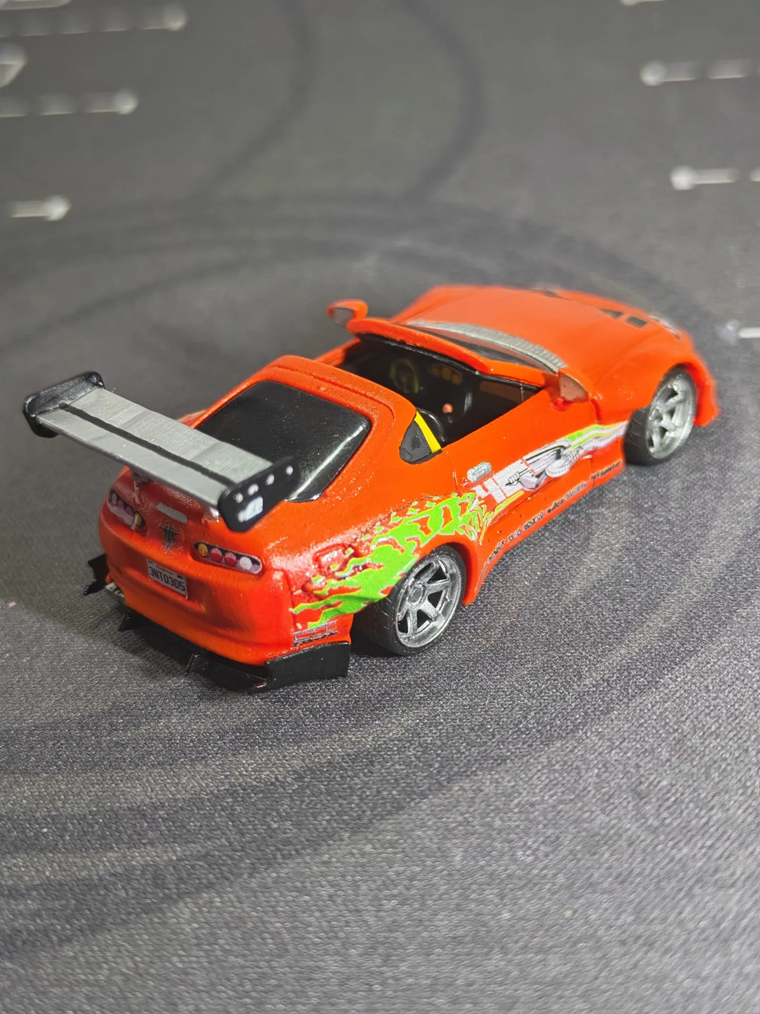 Brian Supra Premium 1/64 custom decal uygulama görseli 4 | Unicarts64