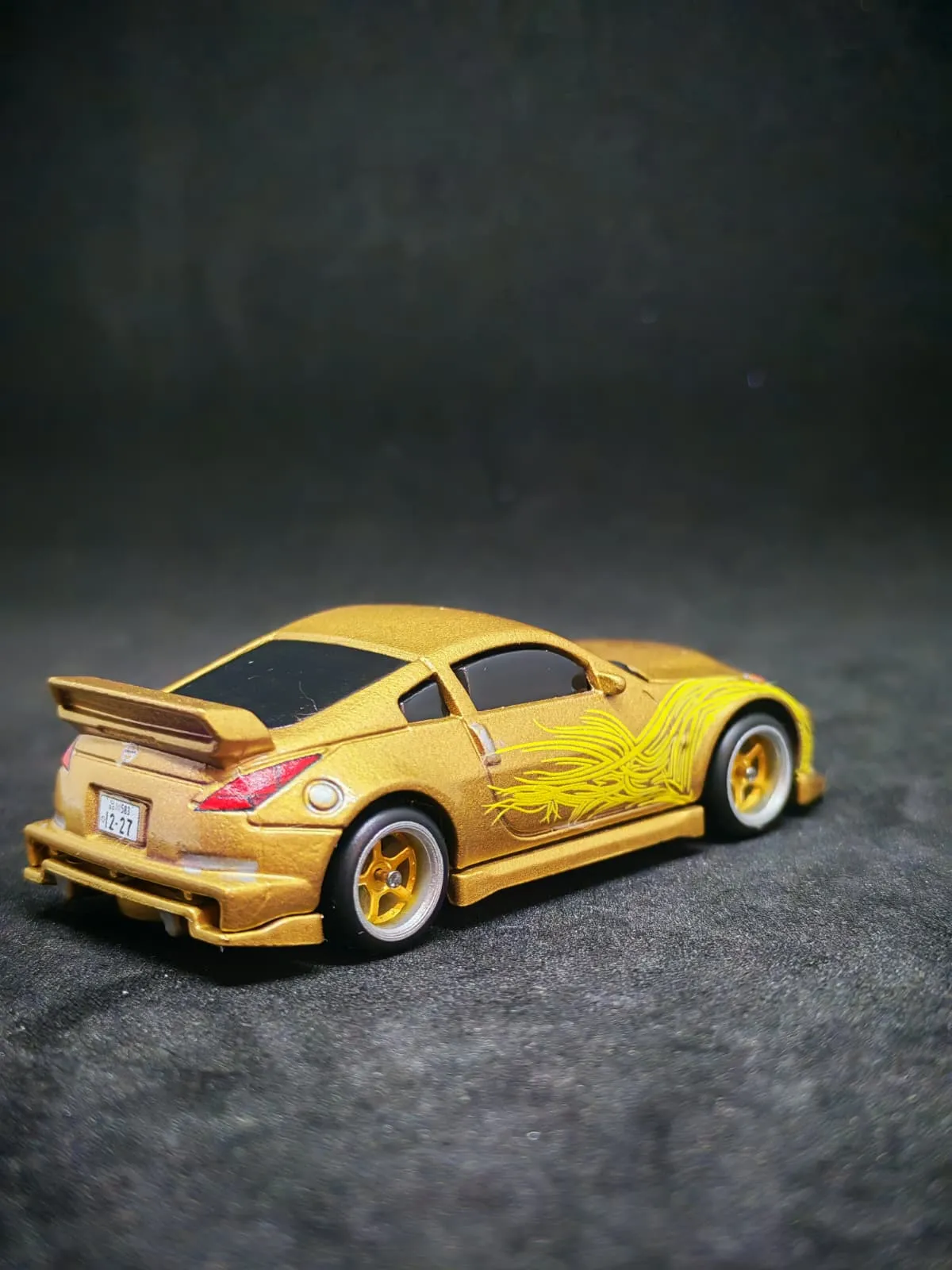 Morimoto 350Z 1/64 custom decal uygulama görseli 2 | Unicarts64