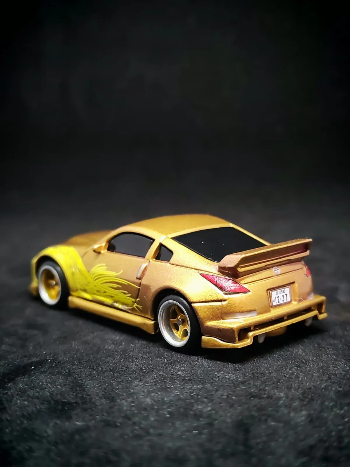 Morimoto 350Z 1/64 custom decal uygulama görseli 3 | Unicarts64