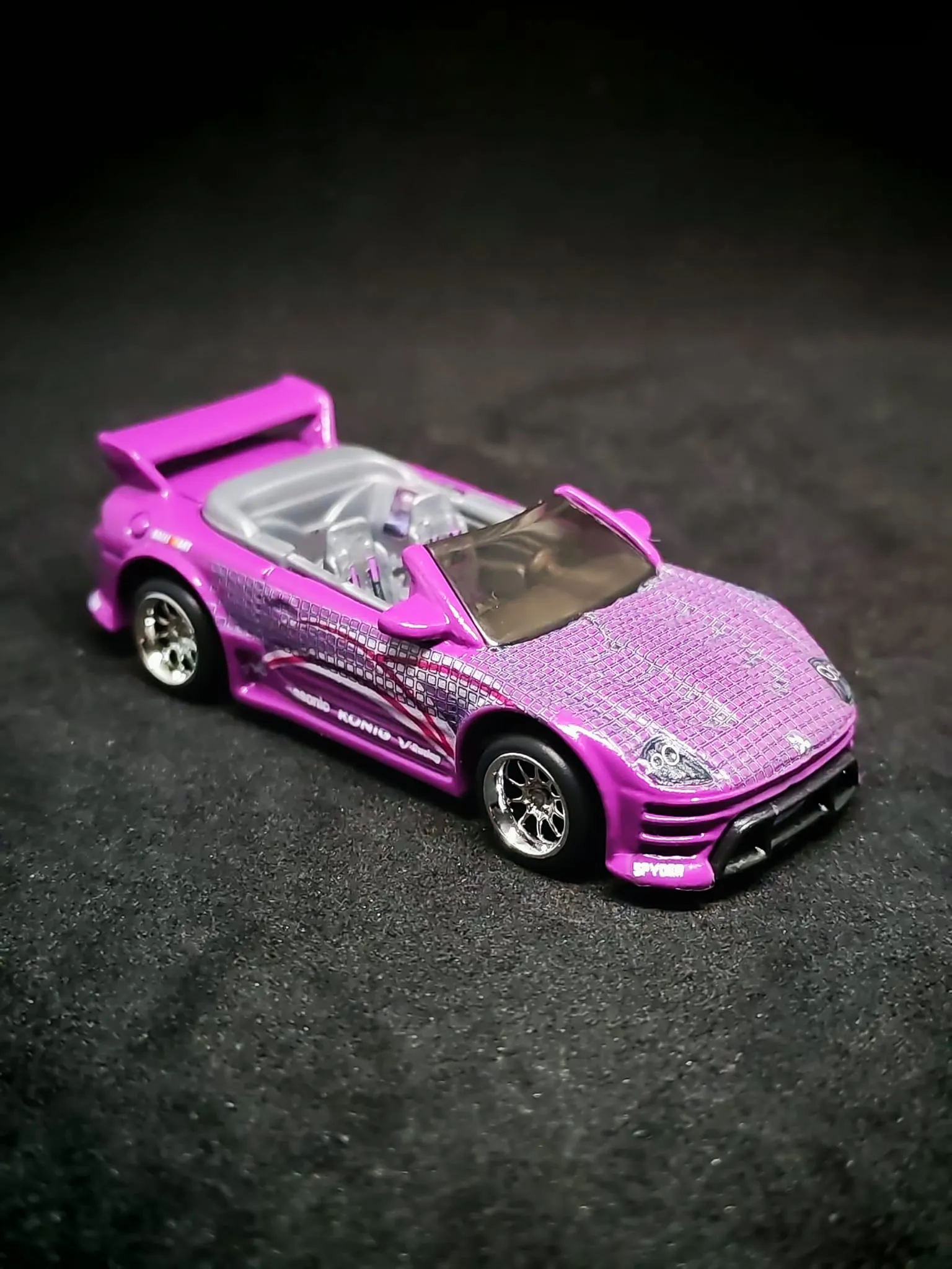Roman Eclipse Spyder 1/64 Hotwheels custom decal uygulaması | Unicarts64