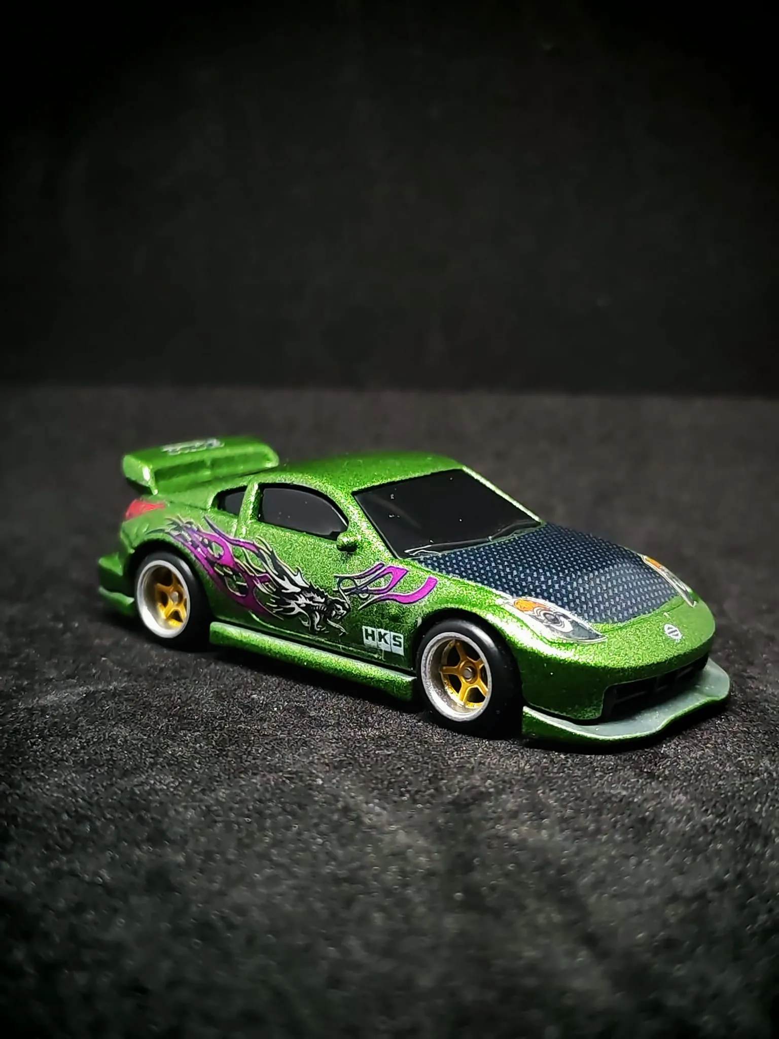 Rachel 350Z 1/64 Hotwheels custom decal uygulaması | Unicarts64