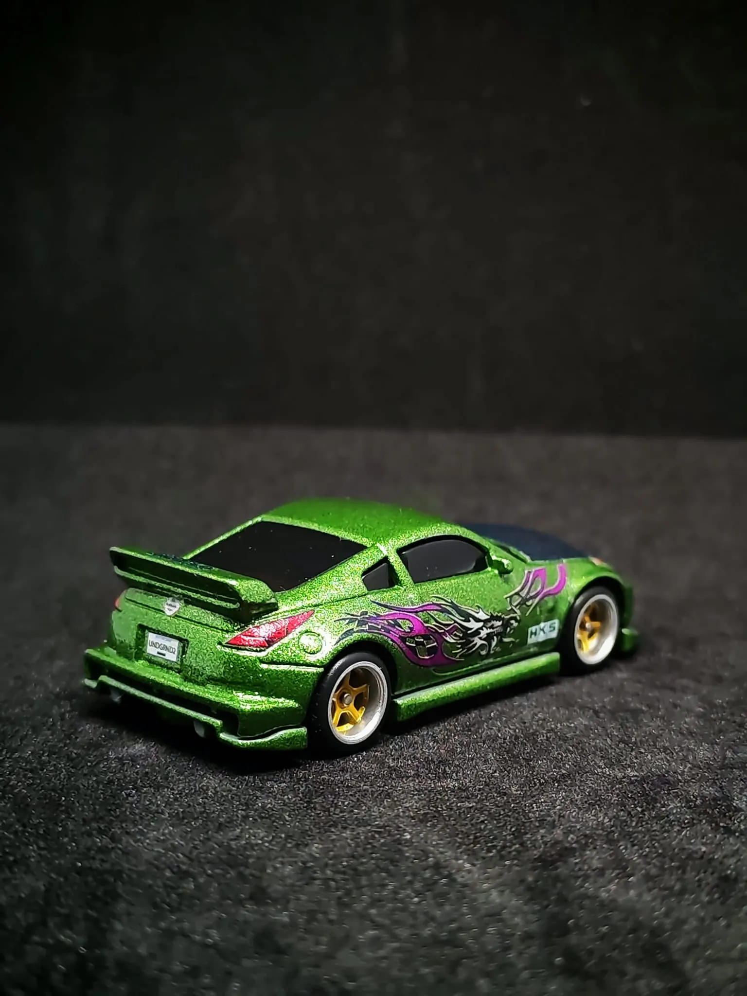 Rachel 350Z 1/64 custom decal uygulama görseli 2 | Unicarts64