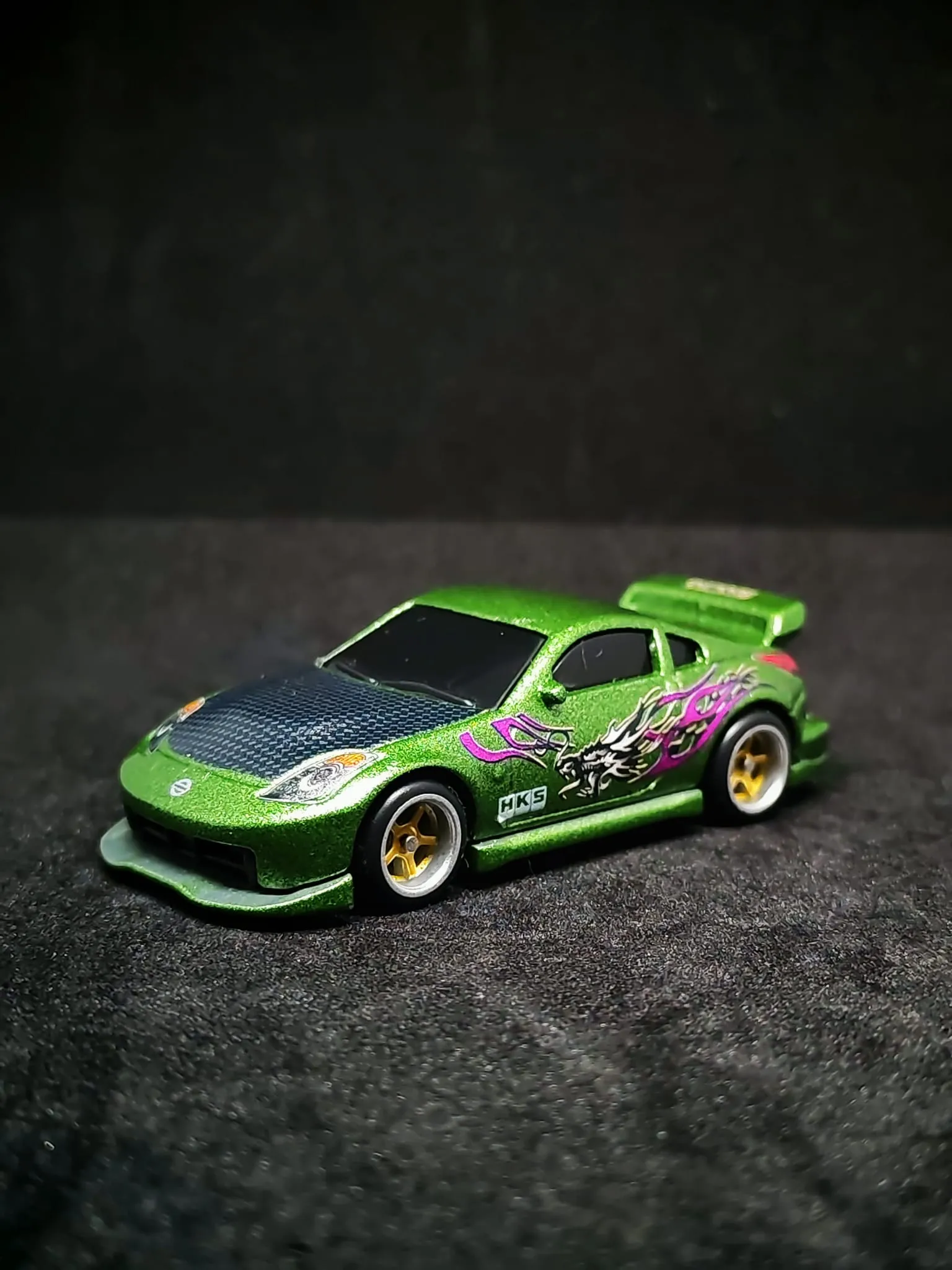 Rachel 350Z 1/64 custom decal uygulama görseli 4 | Unicarts64