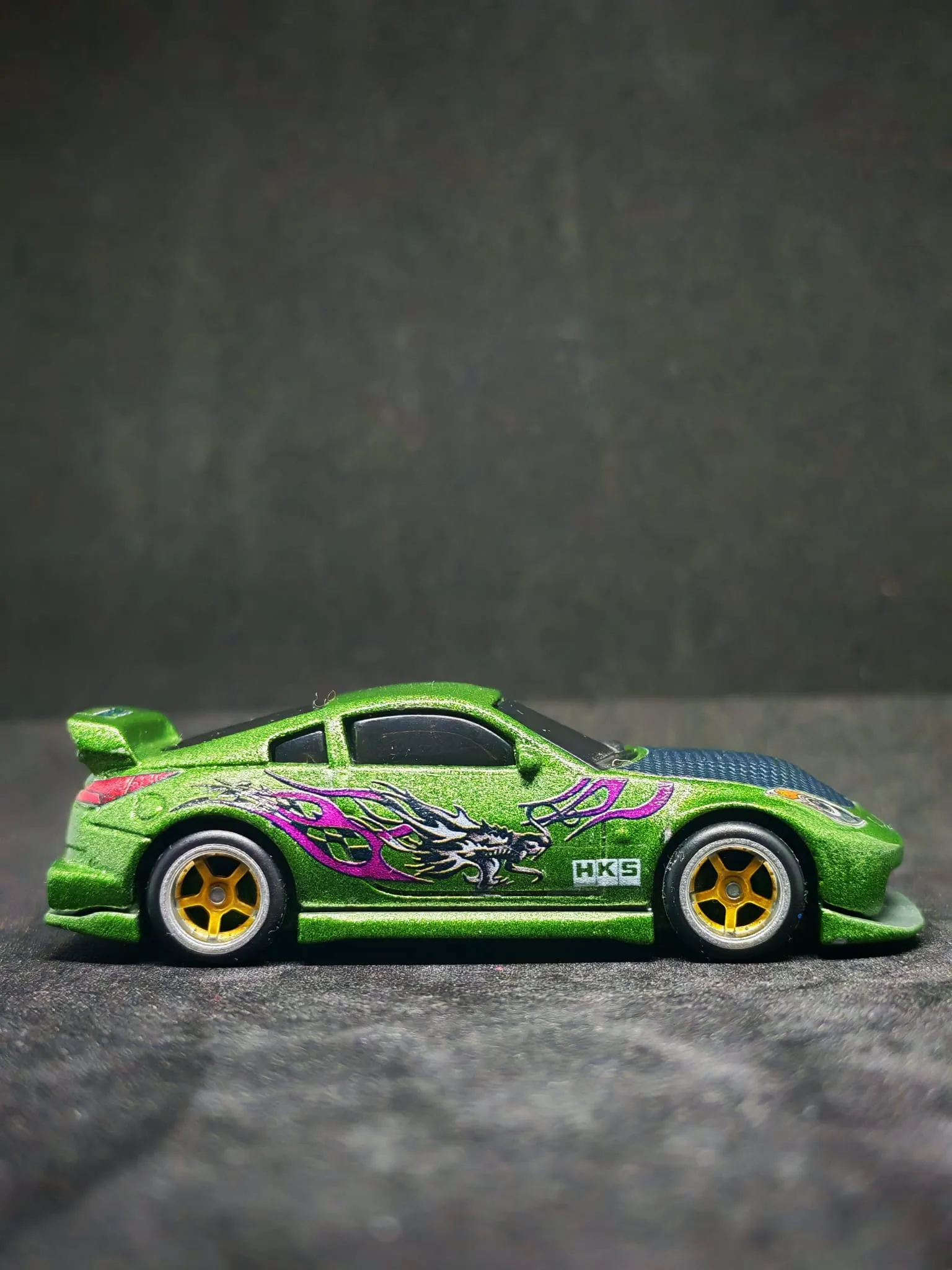 Rachel 350Z 1/64 custom decal uygulama görseli 6 | Unicarts64