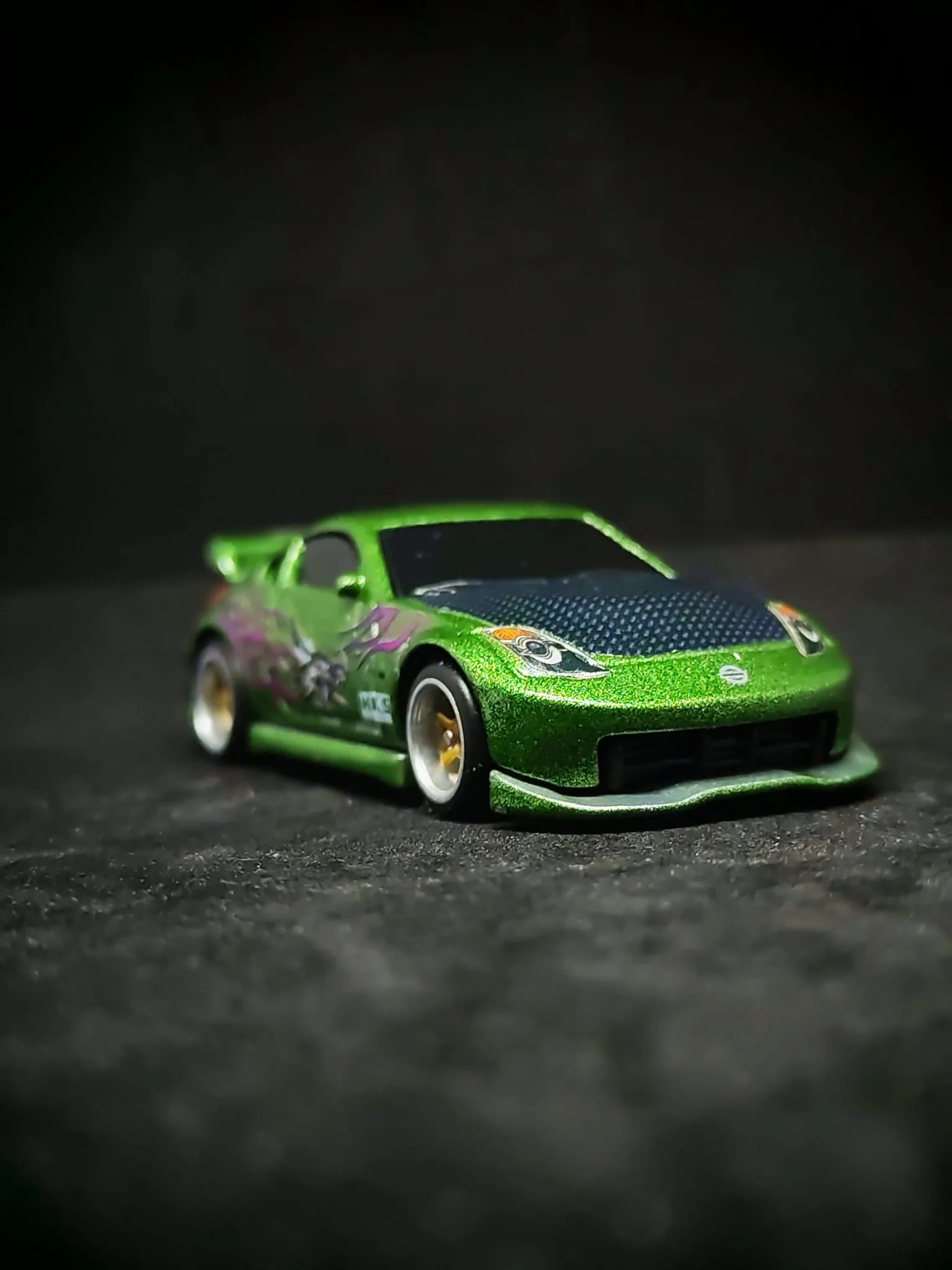 Rachel 350Z 1/64 custom decal uygulama görseli 7 | Unicarts64