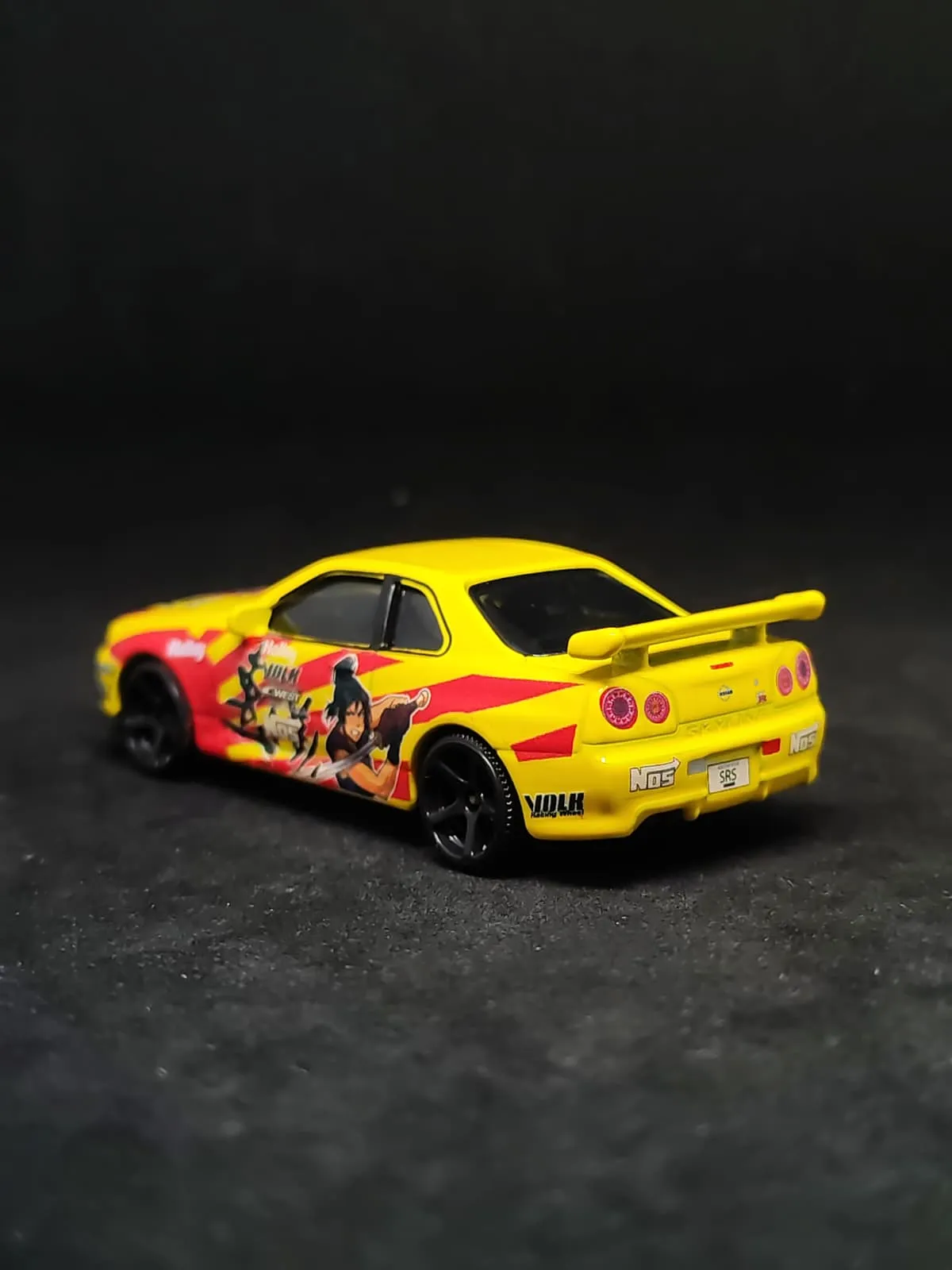 R34 SRS 1/64 custom decal uygulama görseli 6 | Unicarts64