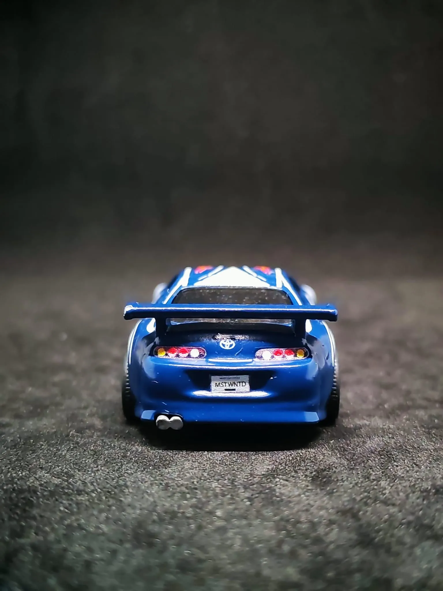 Blacklist Supra 1/64 custom decal uygulama görseli 2 | Unicarts64