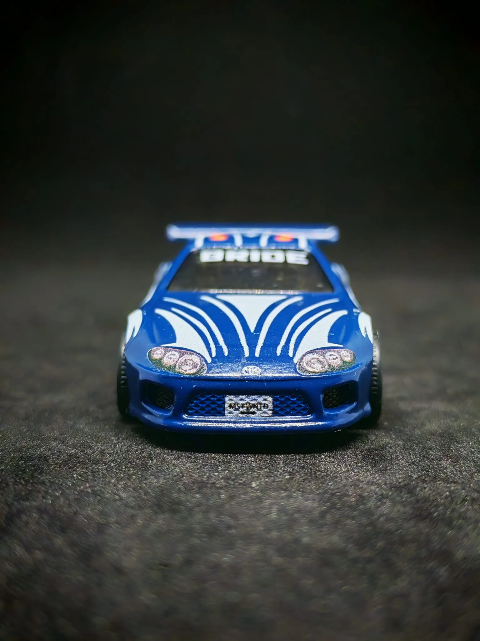 Blacklist Supra 1/64 custom decal uygulama görseli 3 | Unicarts64