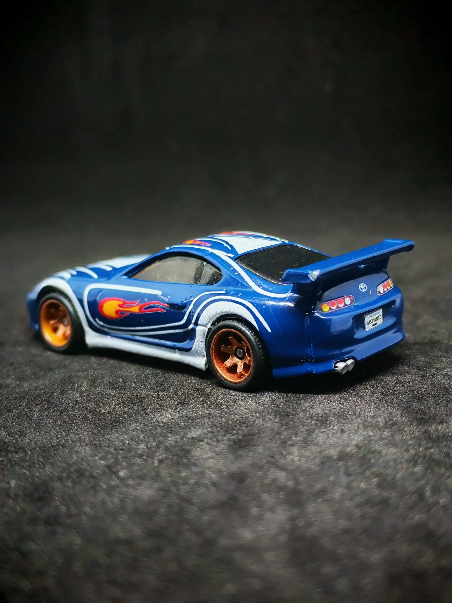 Blacklist Supra 1/64 custom decal uygulama görseli 4 | Unicarts64
