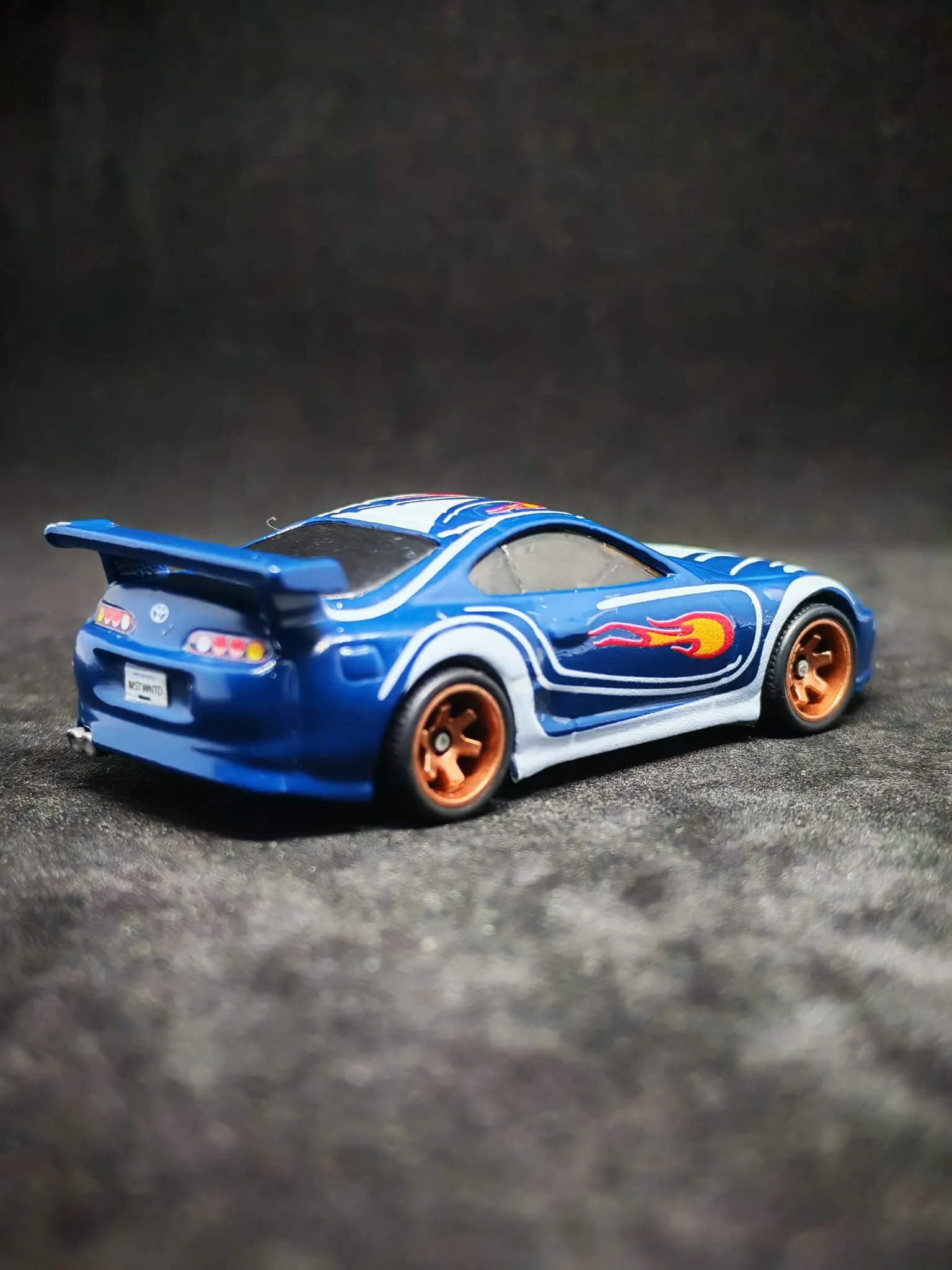 Blacklist Supra 1/64 custom decal uygulama görseli 6 | Unicarts64