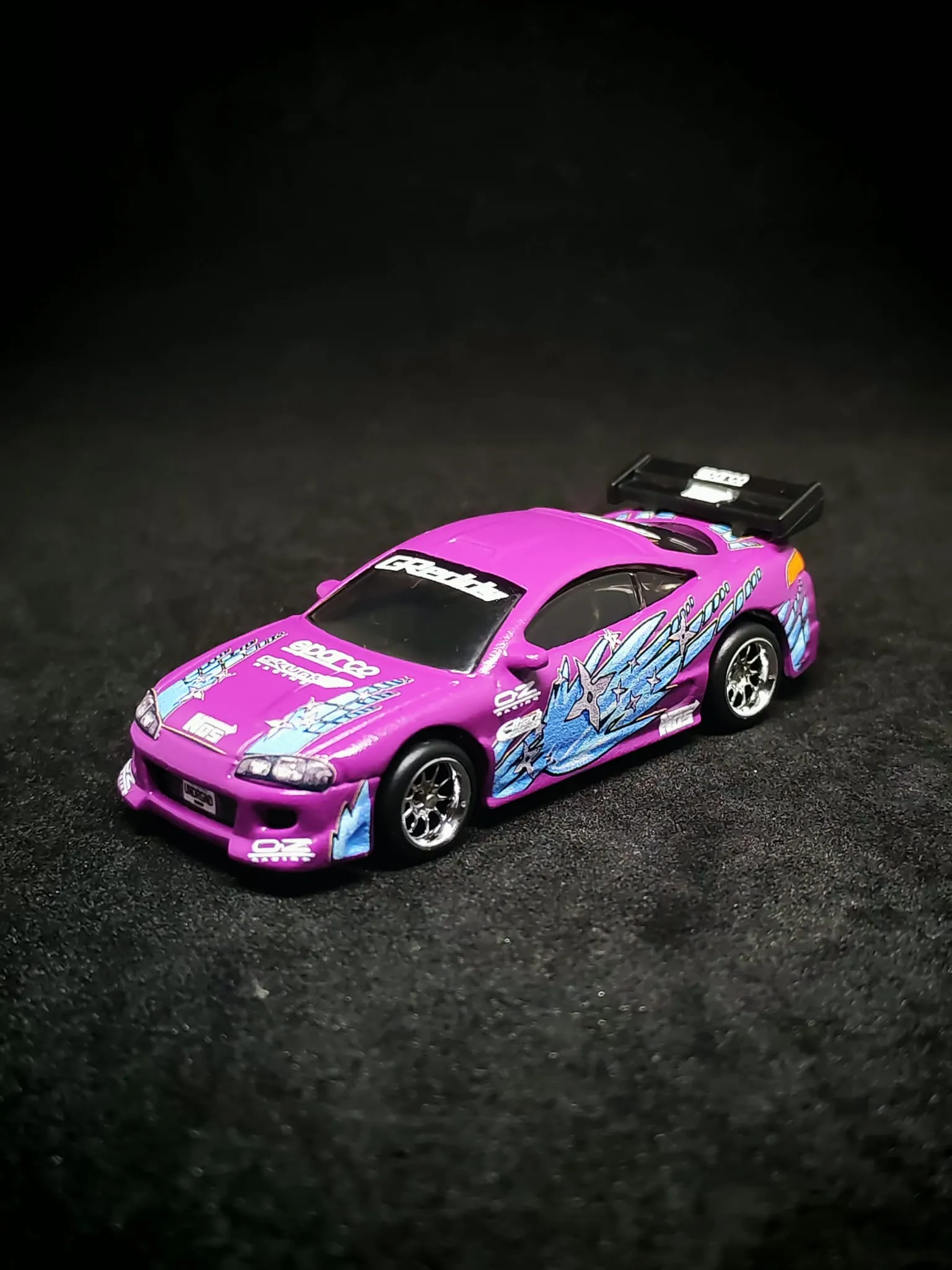 Melissa Eclipse 1/64 Hotwheels custom decal uygulaması | Unicarts64