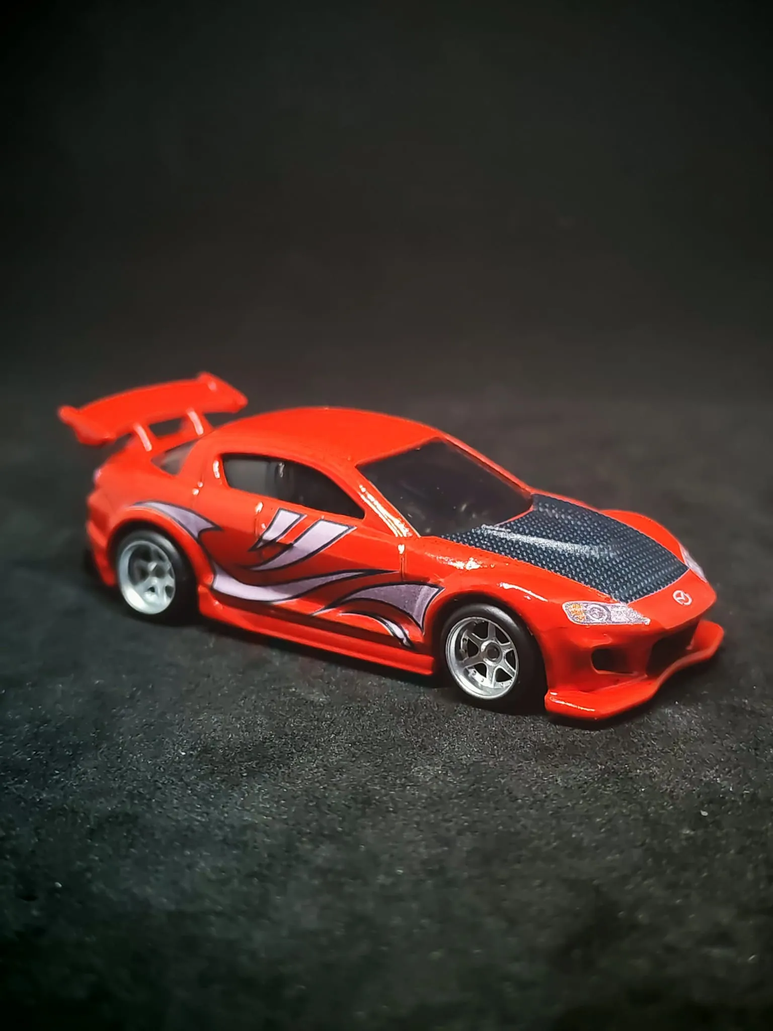 Mia RX8 1/64 custom decal uygulama görseli 2 | Unicarts64