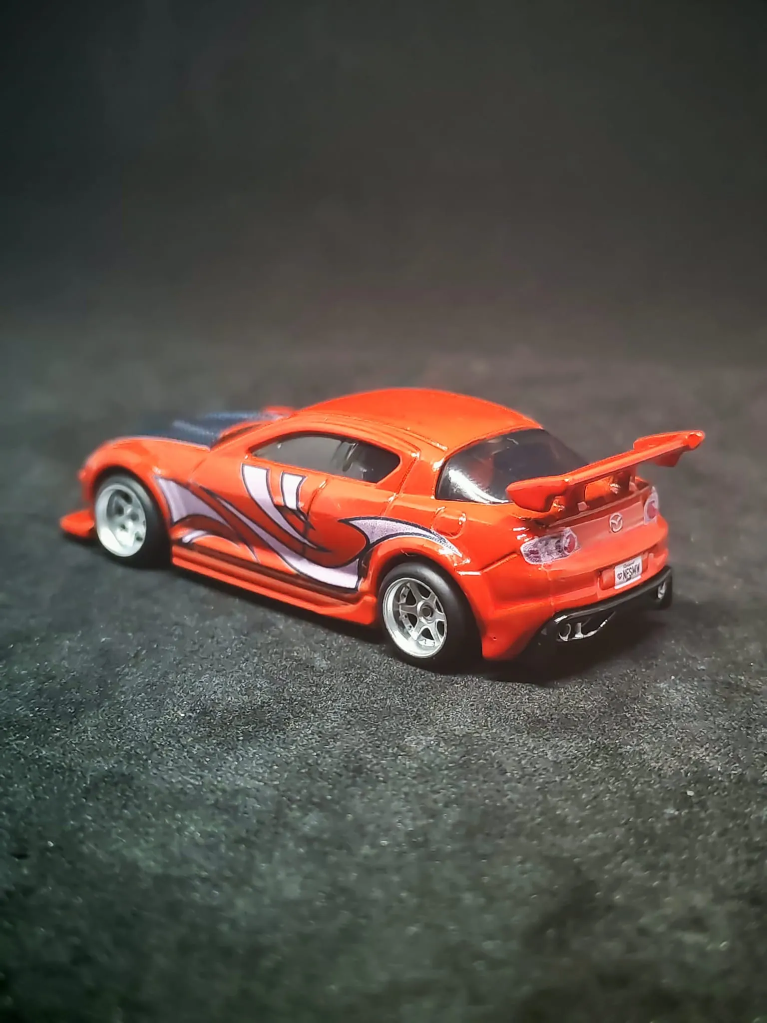 Mia RX8 1/64 custom decal uygulama görseli 3 | Unicarts64