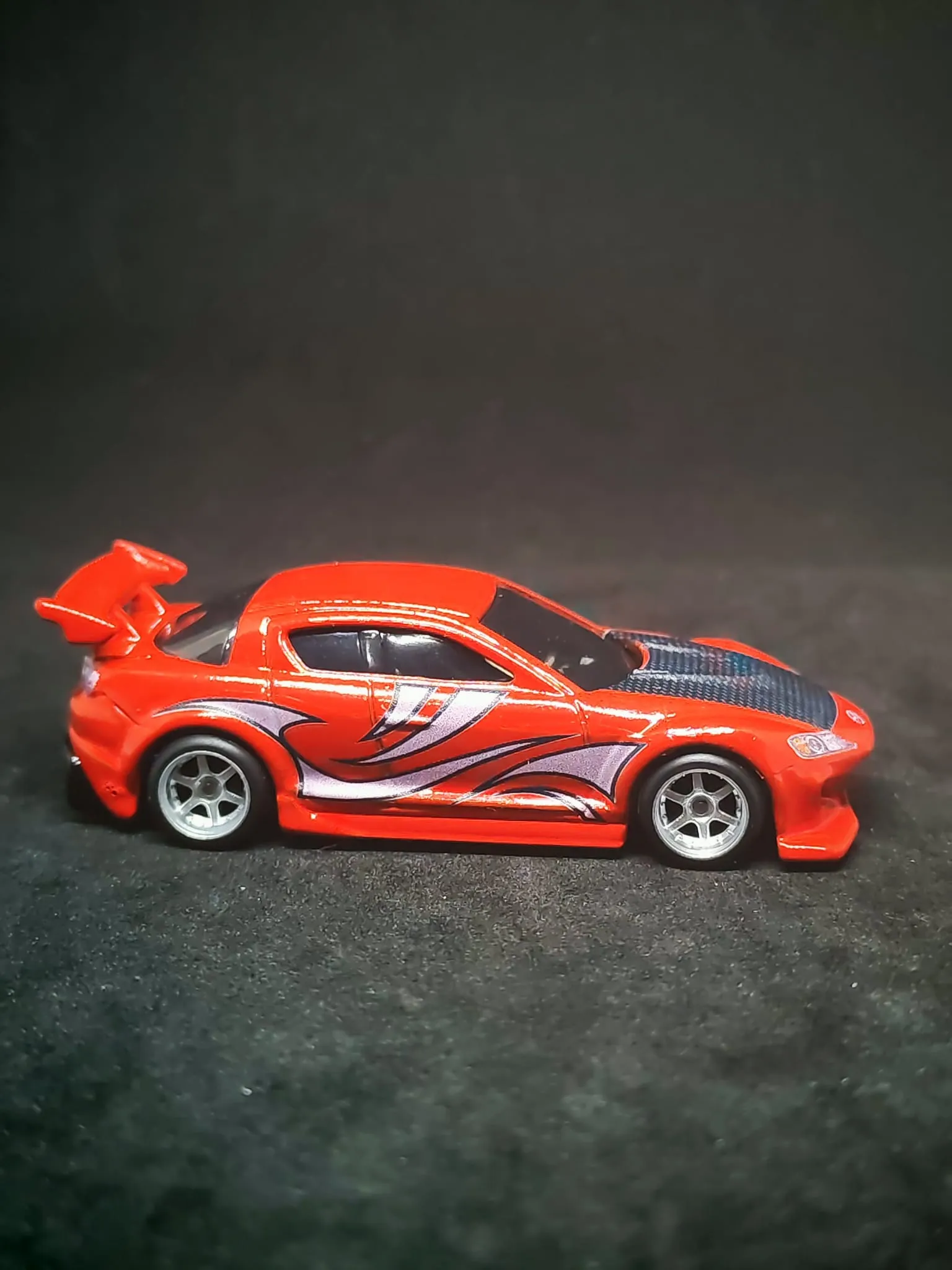 Mia RX8 1/64 custom decal uygulama görseli 4 | Unicarts64