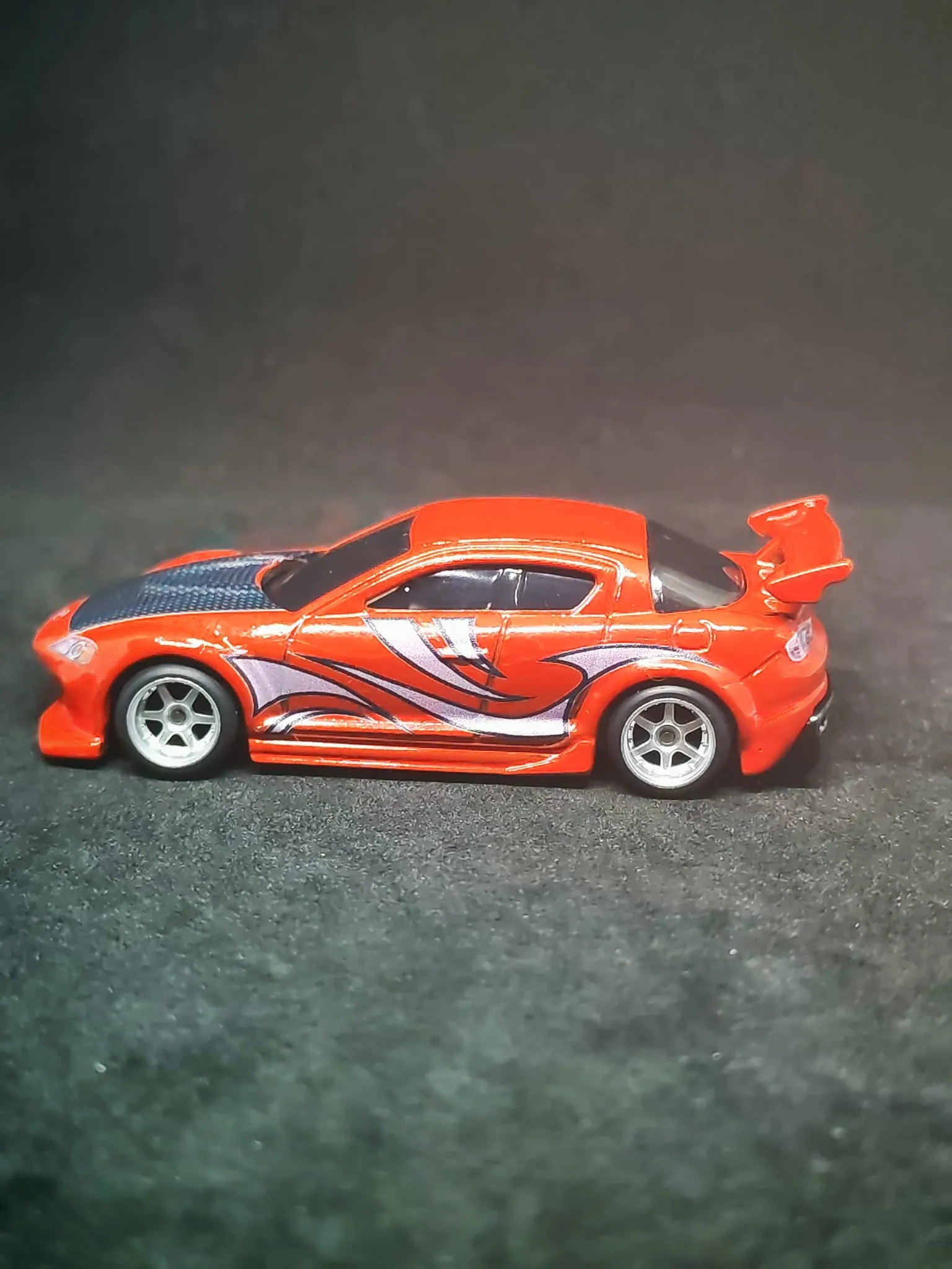 Mia RX8 1/64 custom decal uygulama görseli 5 | Unicarts64