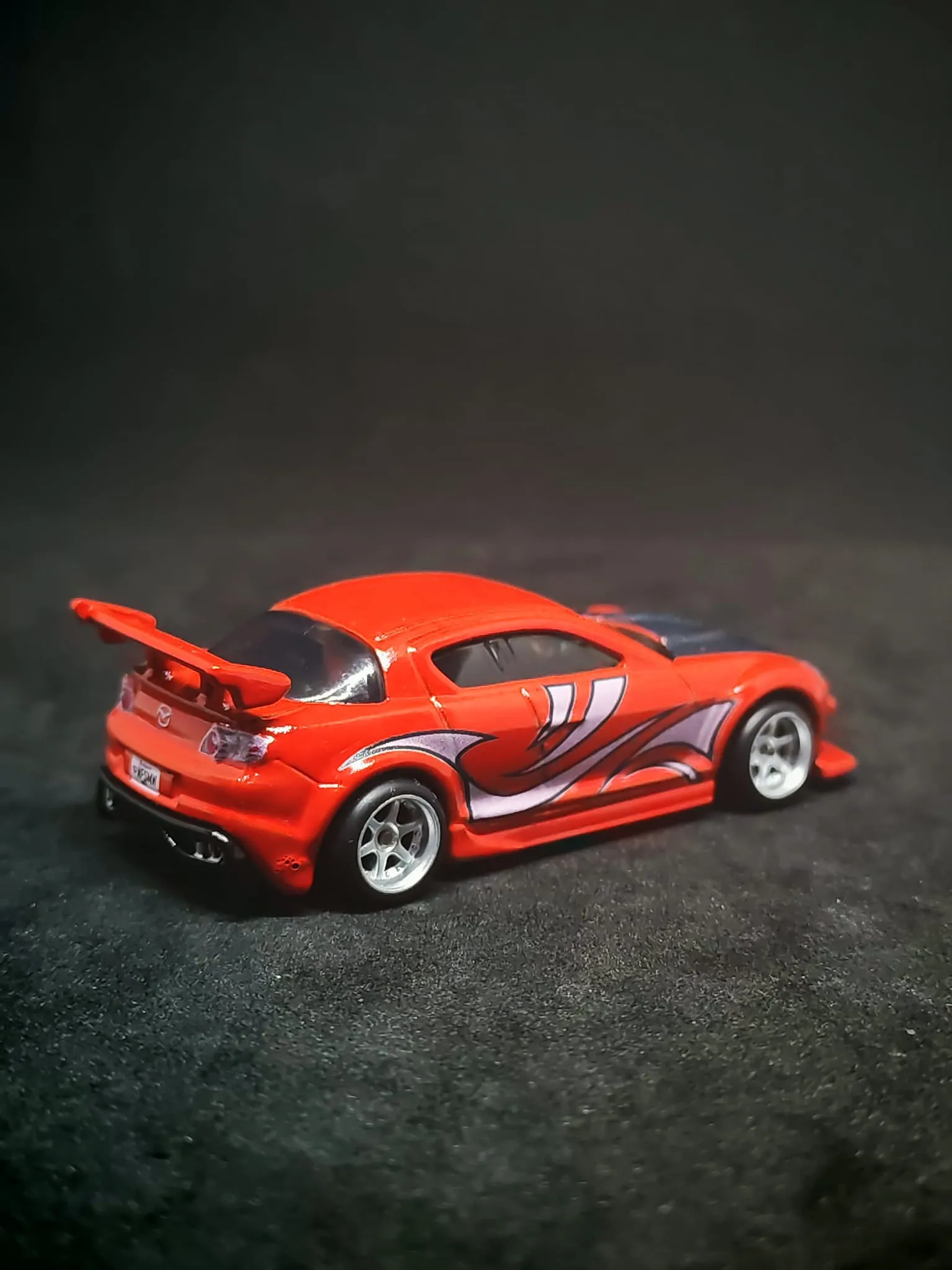 Mia RX8 1/64 custom decal uygulama görseli 6 | Unicarts64