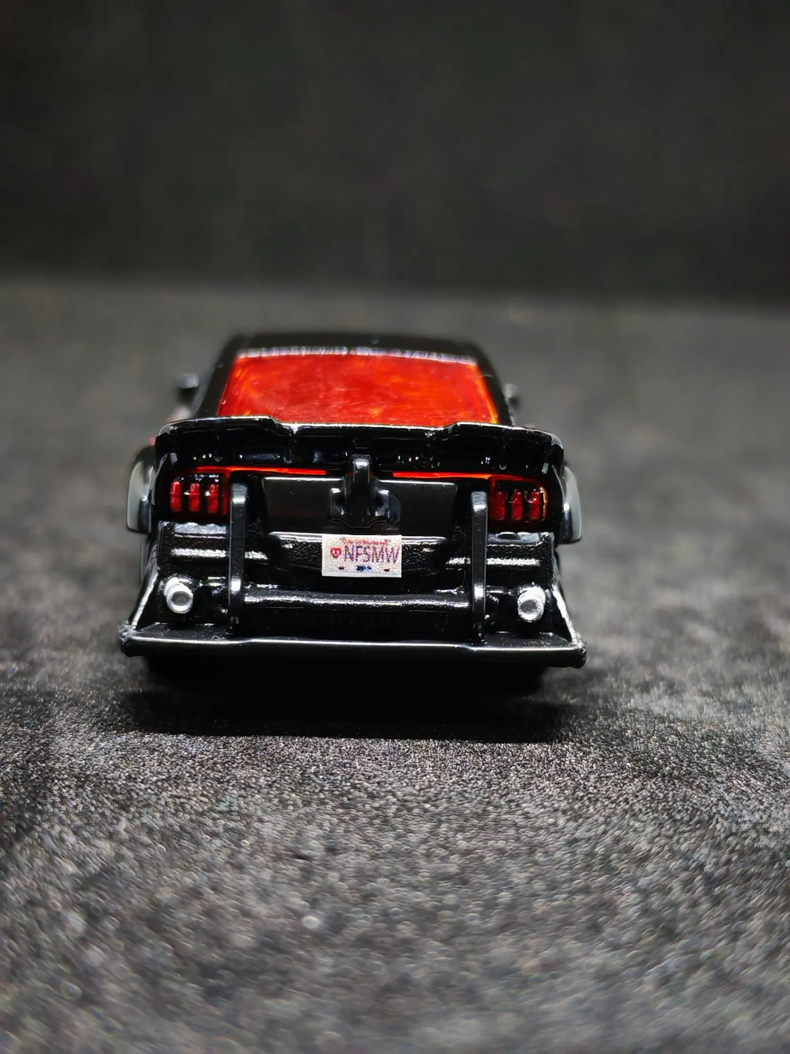 Razor Mustang 1/64 custom decal uygulama görseli 5 | Unicarts64