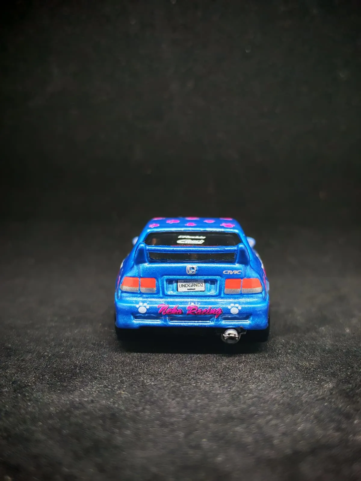 Samantha Civic 1/64 custom decal uygulama görseli 3 | Unicarts64