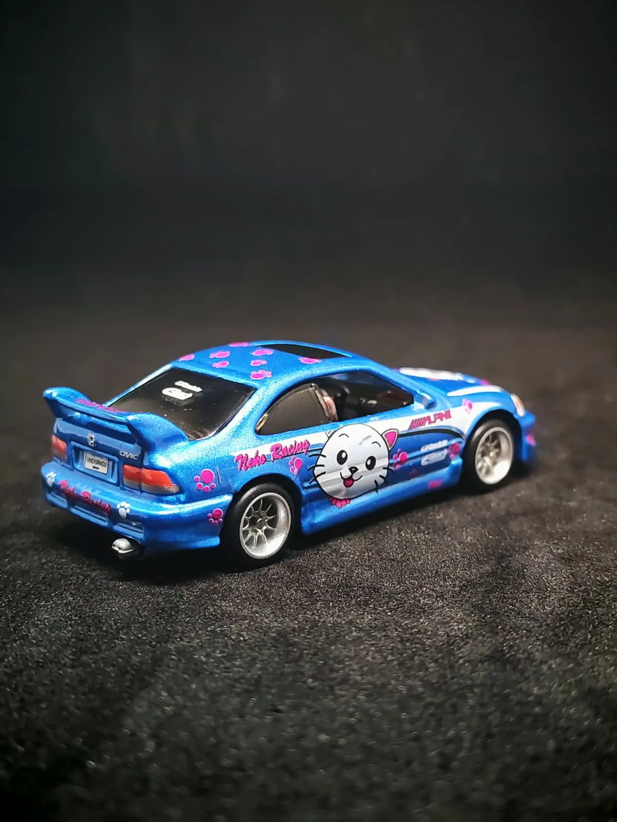 Samantha Civic 1/64 custom decal uygulama görseli 4 | Unicarts64