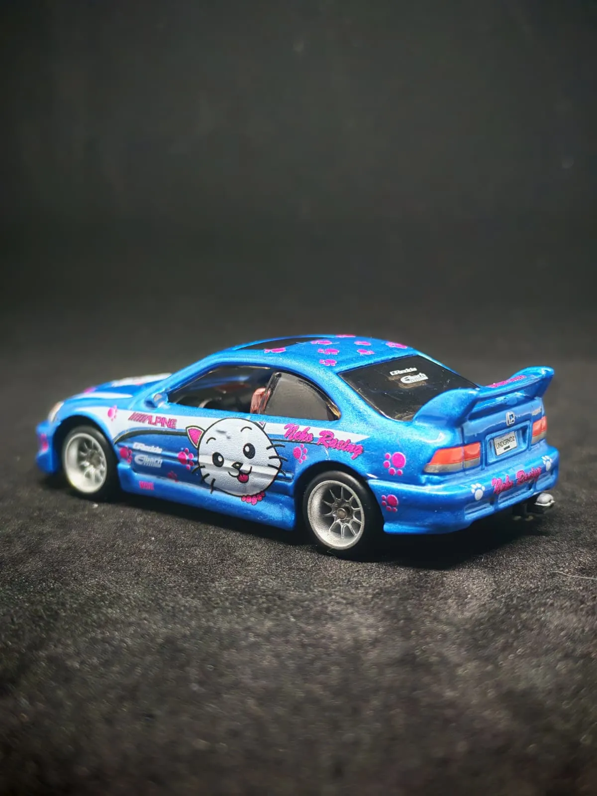 Samantha Civic 1/64 custom decal uygulama görseli 5 | Unicarts64