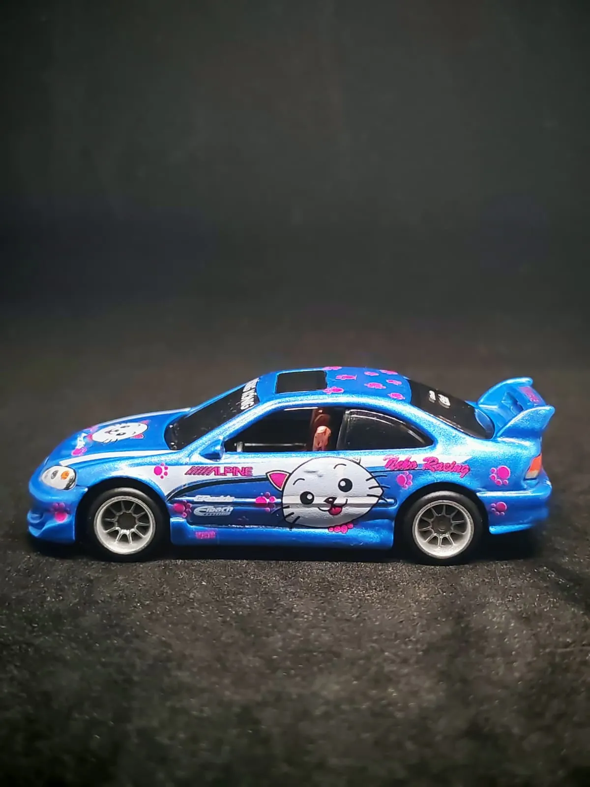 Samantha Civic 1/64 custom decal uygulama görseli 6 | Unicarts64