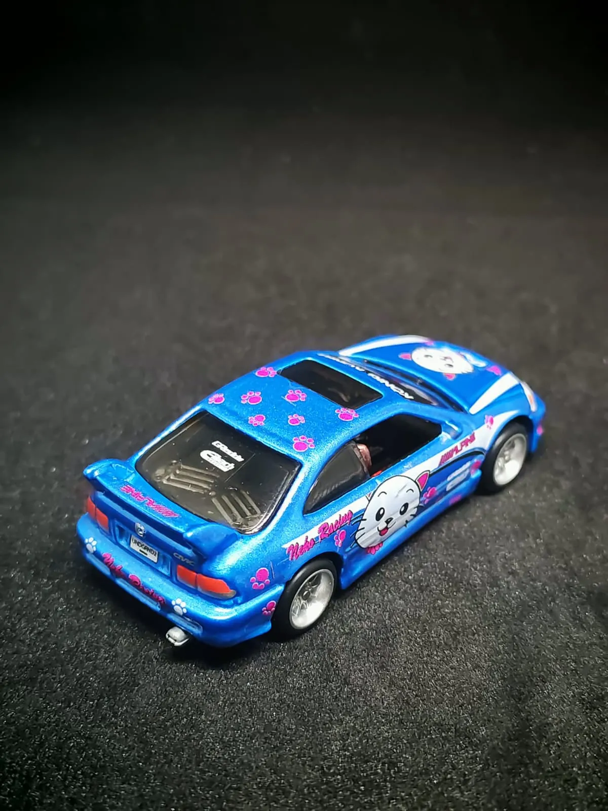 Samantha Civic 1/64 custom decal uygulama görseli 8 | Unicarts64