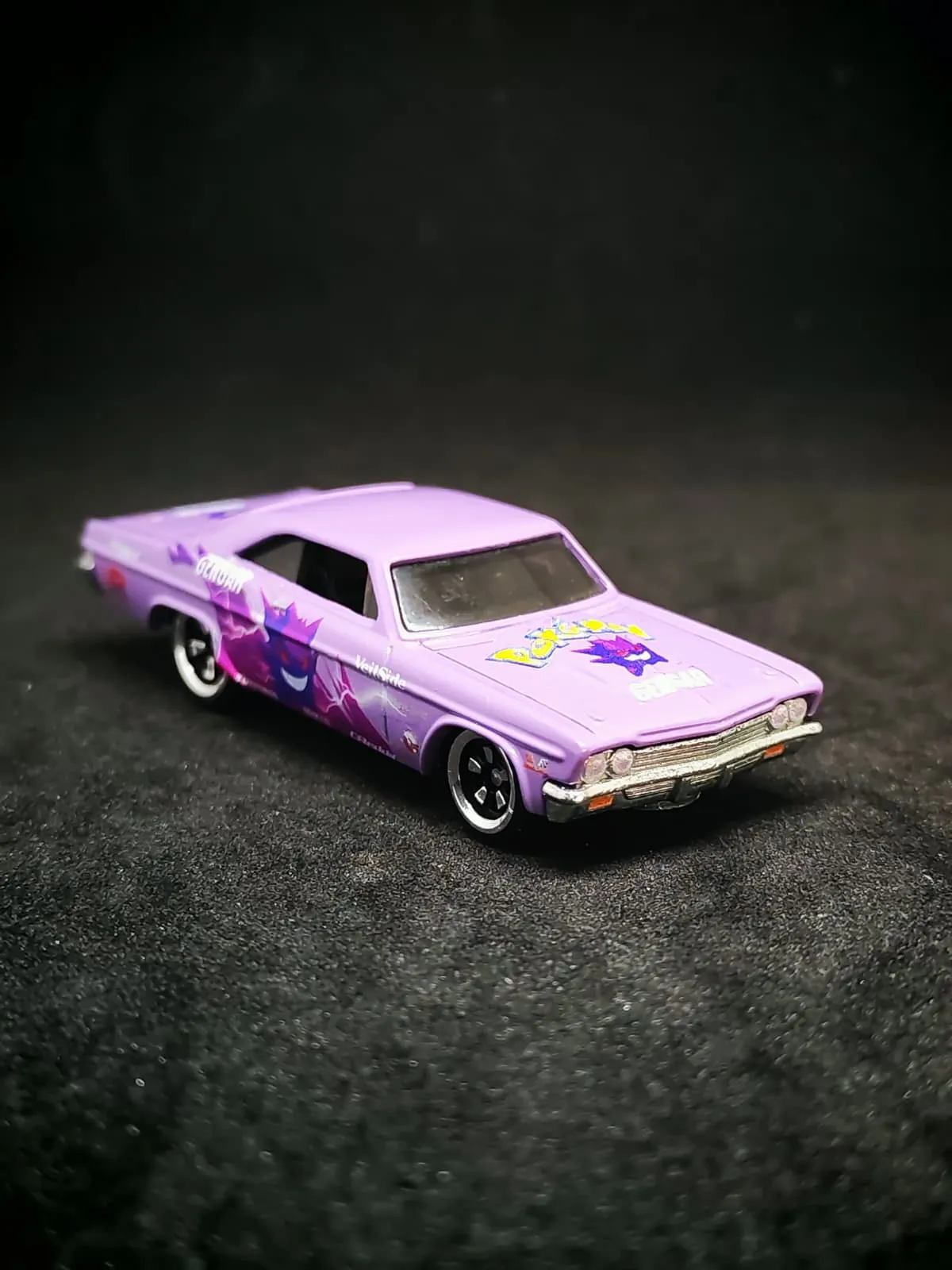 Gengar 1/64 Hotwheels custom decal uygulaması | Unicarts64