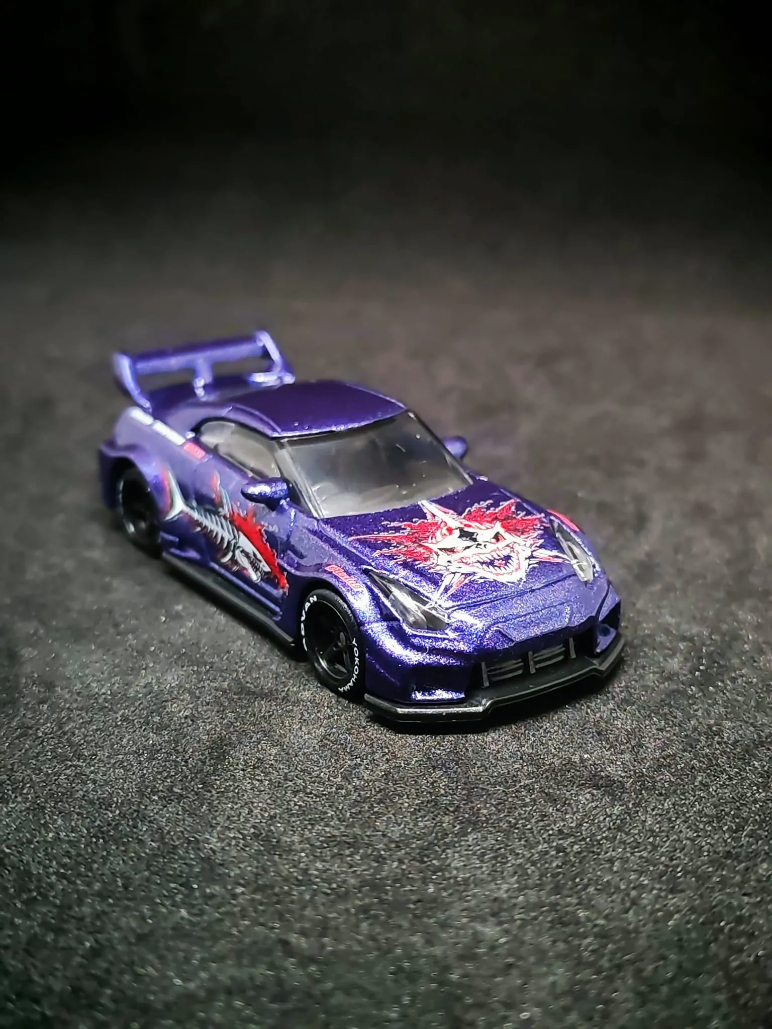 Shark 1/64 Hotwheels custom decal uygulaması | Unicarts64